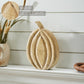 10" Wood Pumpkin Figurine