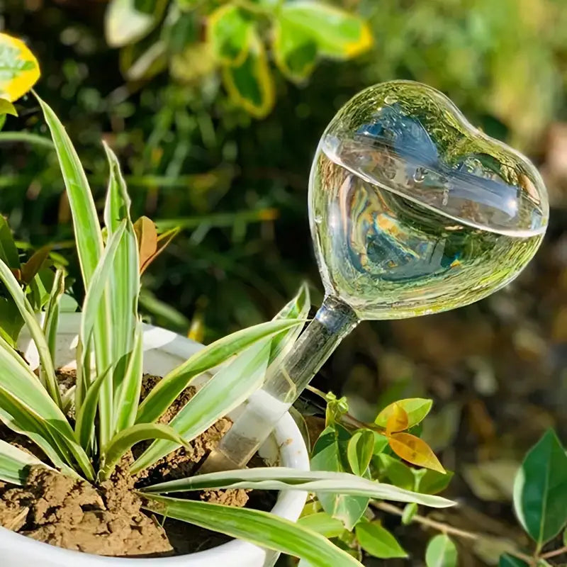Heart-Shaped Plant Watering Stake