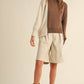 Ecru Bermuda Short Pants - Purpose + Passion Boutique