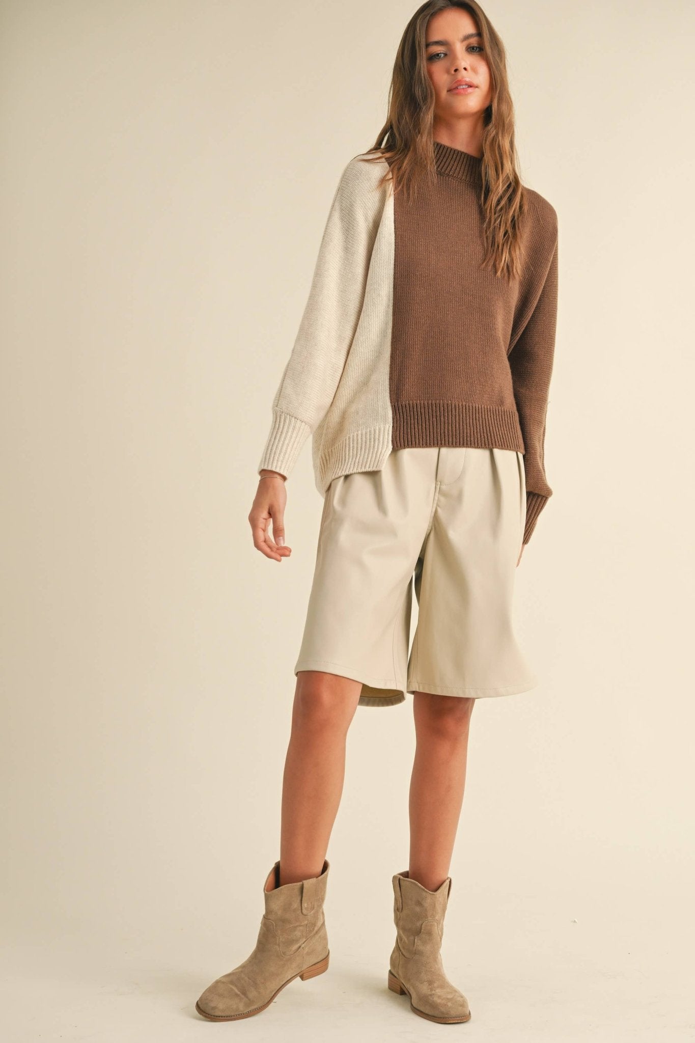 Ecru Bermuda Short Pants - Purpose + Passion Boutique