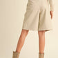 Ecru Bermuda Short Pants - Purpose + Passion Boutique