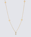 LOVE: Heart Drop Mini Skeleton Key Necklace