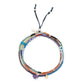 Amethyst/Gol Wrap Bracelet/Necklace