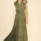Elegant Sleeveless Tiered Maxi Waist Tie Dress - Purpose + Passion Boutique