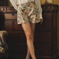 Embroidered Garden Bloom High - Waisted Shorts - Purpose + Passion Boutique