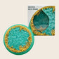 Emerald Green + Gold Crystal Geode Bath Bomb - Purpose + Passion Boutique