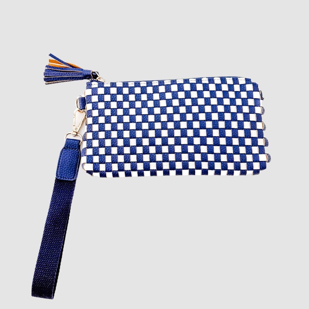 Emma Woven Clutch Wristlet - Purpose + Passion Boutique