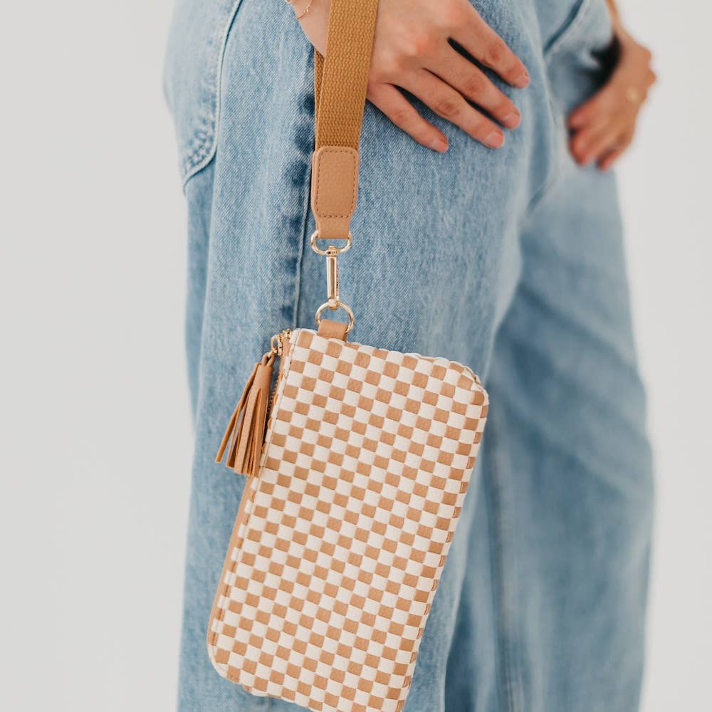 Emma Woven Clutch Wristlet - Purpose + Passion Boutique