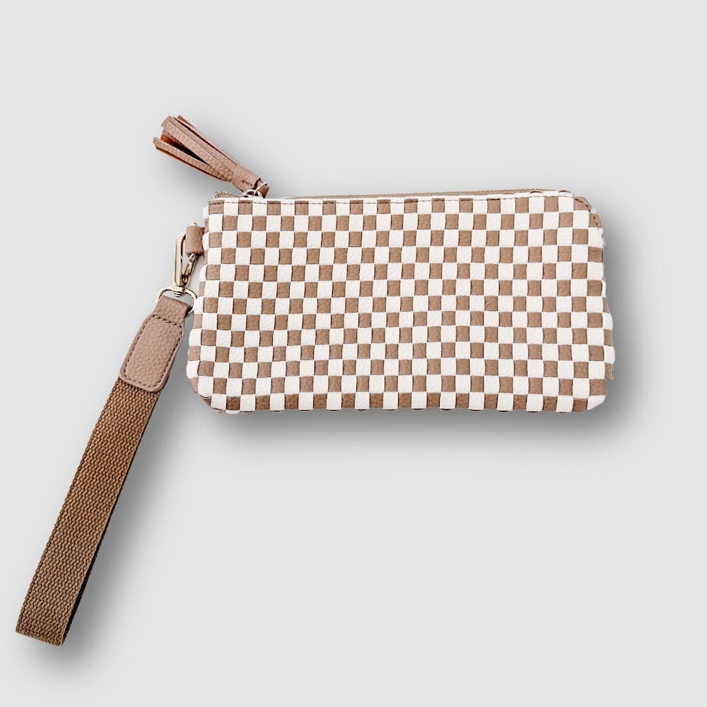 Emma Woven Clutch Wristlet - Purpose + Passion Boutique