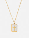 Enamel Cross Necklace - Purpose + Passion Boutique