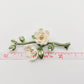 Enamel White Magnolia Brooch - Purpose + Passion Boutique