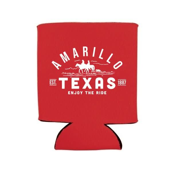 Enjoy the Ride Amarillo Texas Can Cooler - Purpose + Passion Boutique