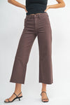 Espresso Slim Wide Leg - Purpose + Passion Boutique