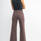 Espresso Slim Wide Leg - Purpose + Passion Boutique