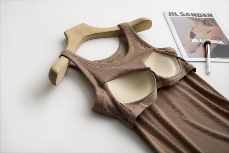 Essential Basic Rib Soft Tank Top w/Built - in Bra - Purpose + Passion Boutique