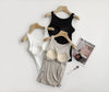 Essential Basic Rib Soft Tank Top w/Built - in Bra - Purpose + Passion Boutique