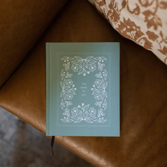ESV Single Column Journaling Bible® | Dusty Mint - Purpose + Passion Boutique