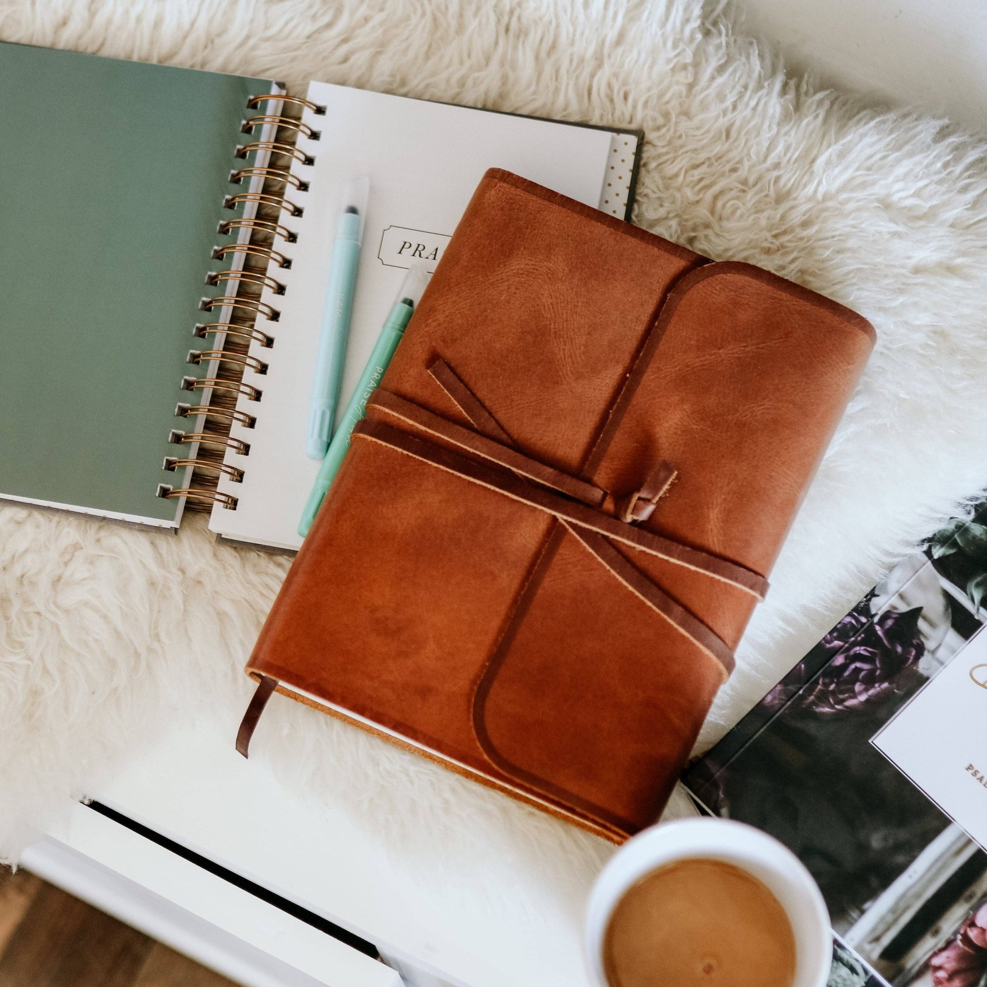 ESV Single Column Large Print Journaling Bible®  - Purpose + Passion Boutique