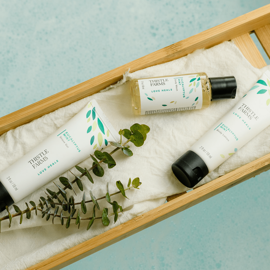 Eucalyptus Mint Jet Set Travel Kit - Purpose + Passion Boutique