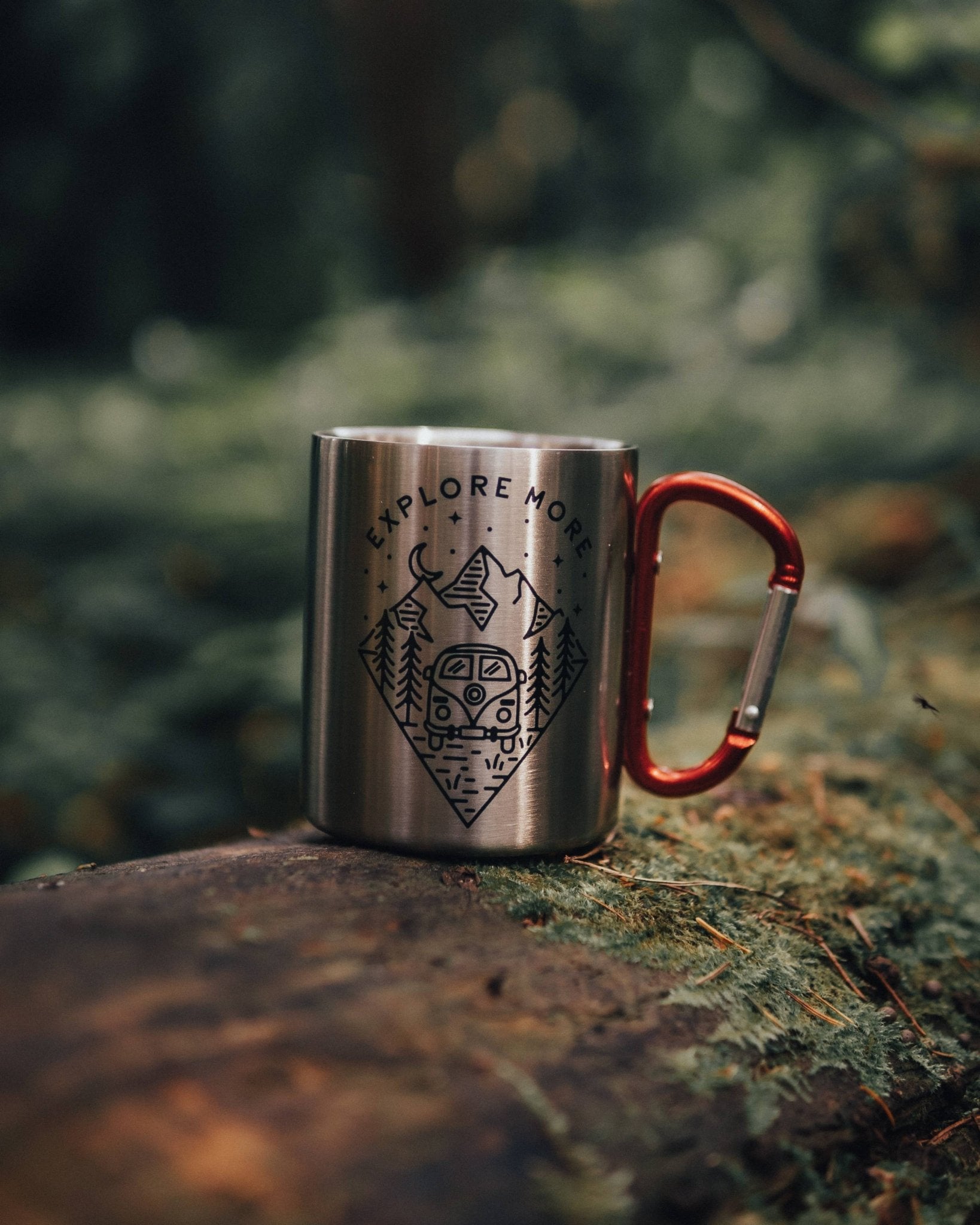 Explore More Carabiner Steel Camping Mug - Purpose + Passion Boutique