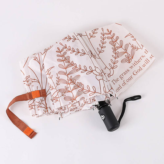 Isaiah 40:8 Wildflowers Compact Umbrella