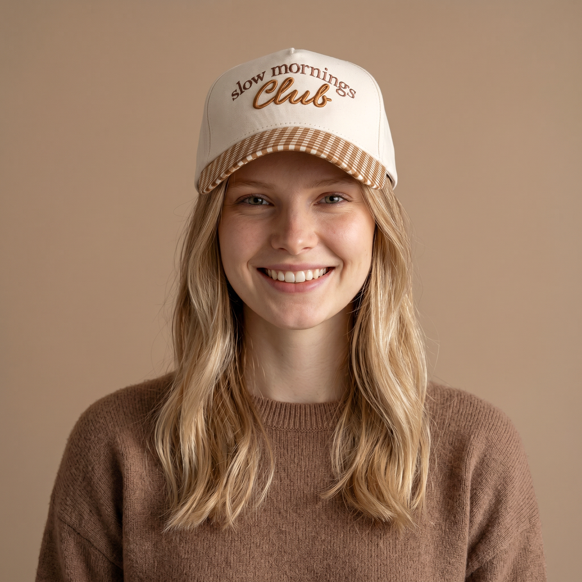 Slow Mornings Club Classic Canvas Hat
