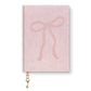 Sweetheart Pink Bow Olivia Velvet Journal