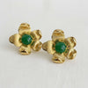 Floral Statement Drop Earrings with Vintage Charm