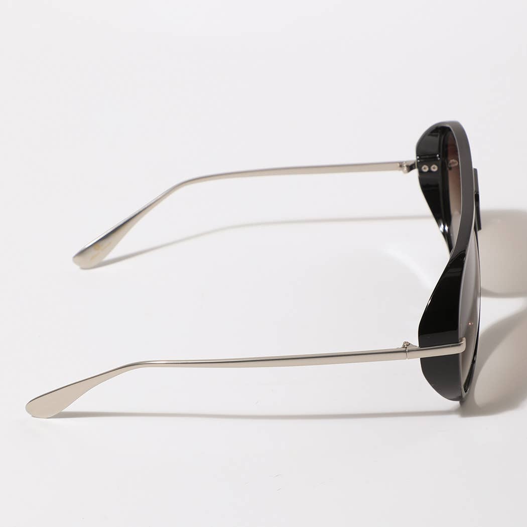 Tinted Lenses Retro Aviator Sunglasses