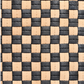 Black / Tan Basketweave Belt Bag