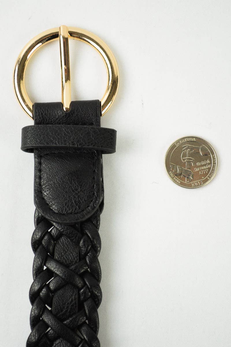 Double Braided Belt with Buckle