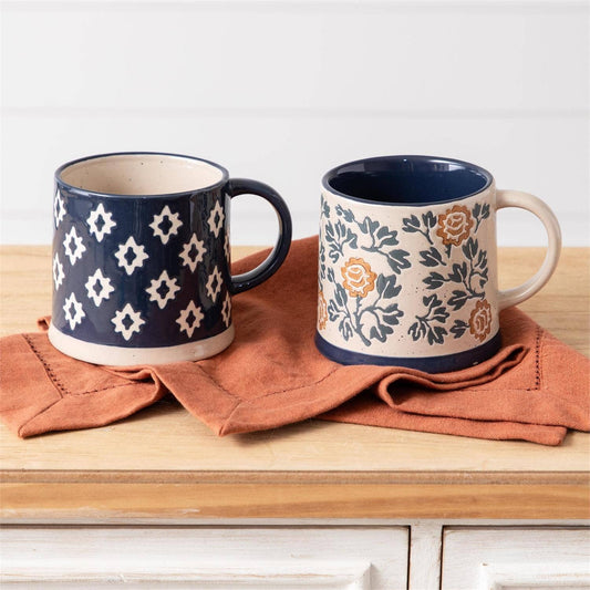 Floral Motif Mug