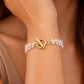 18K Gold Plated Waterproof Stainless Steel Chain Bracelet