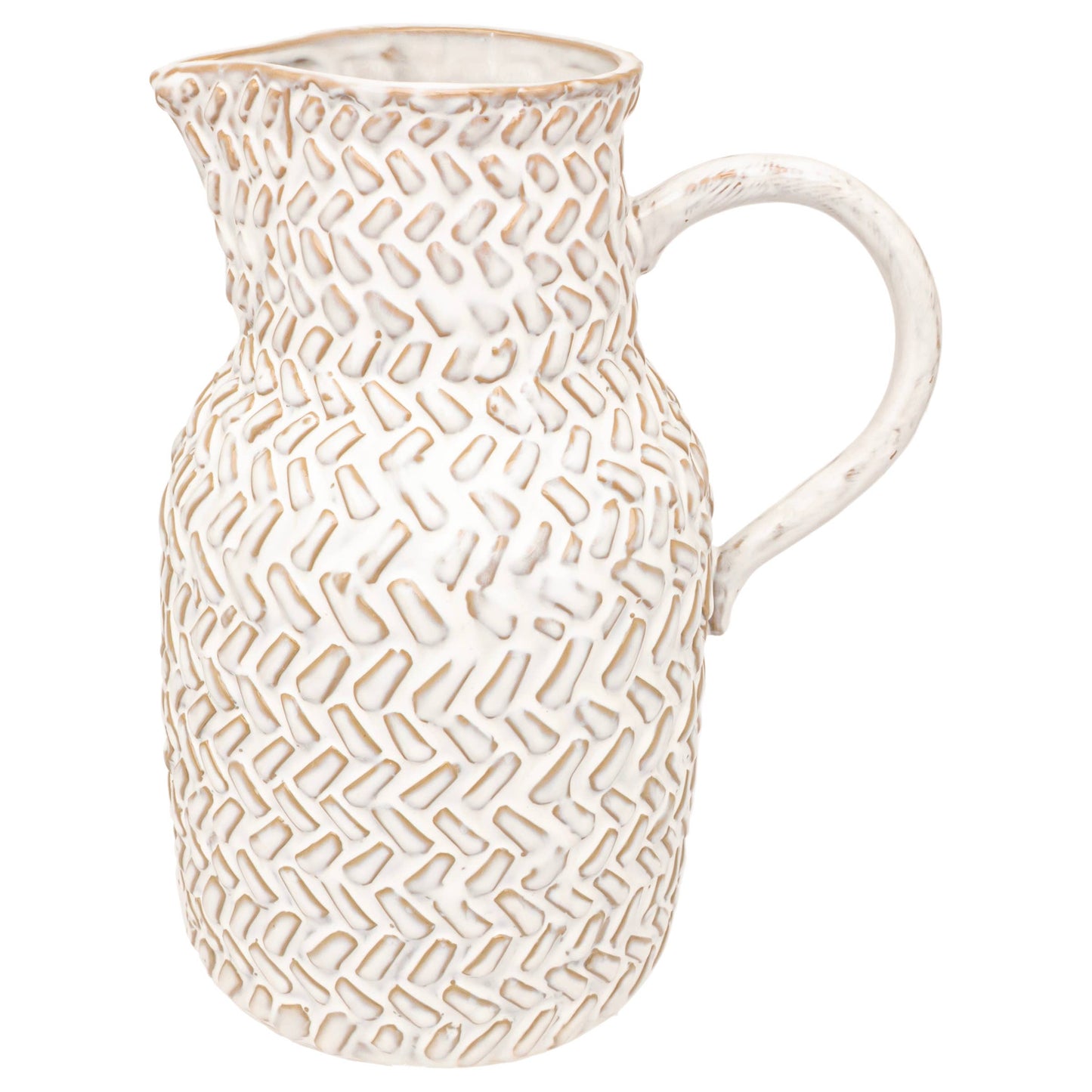 Textured Stoneware Stoneware Pitcher