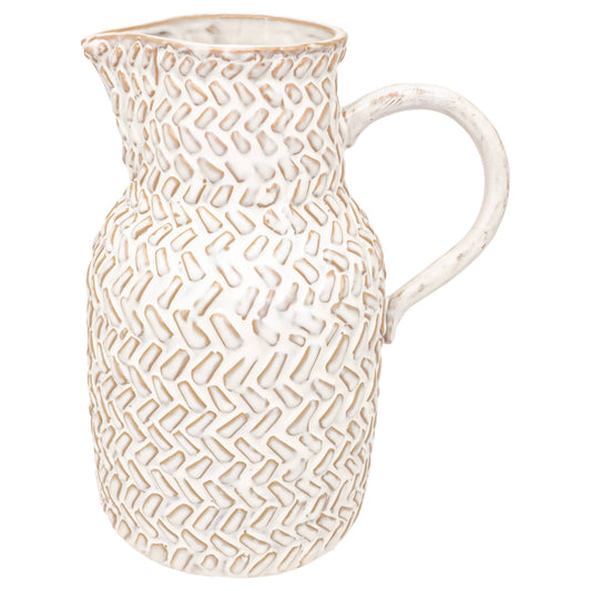 Textured Stoneware Stoneware Pitcher
