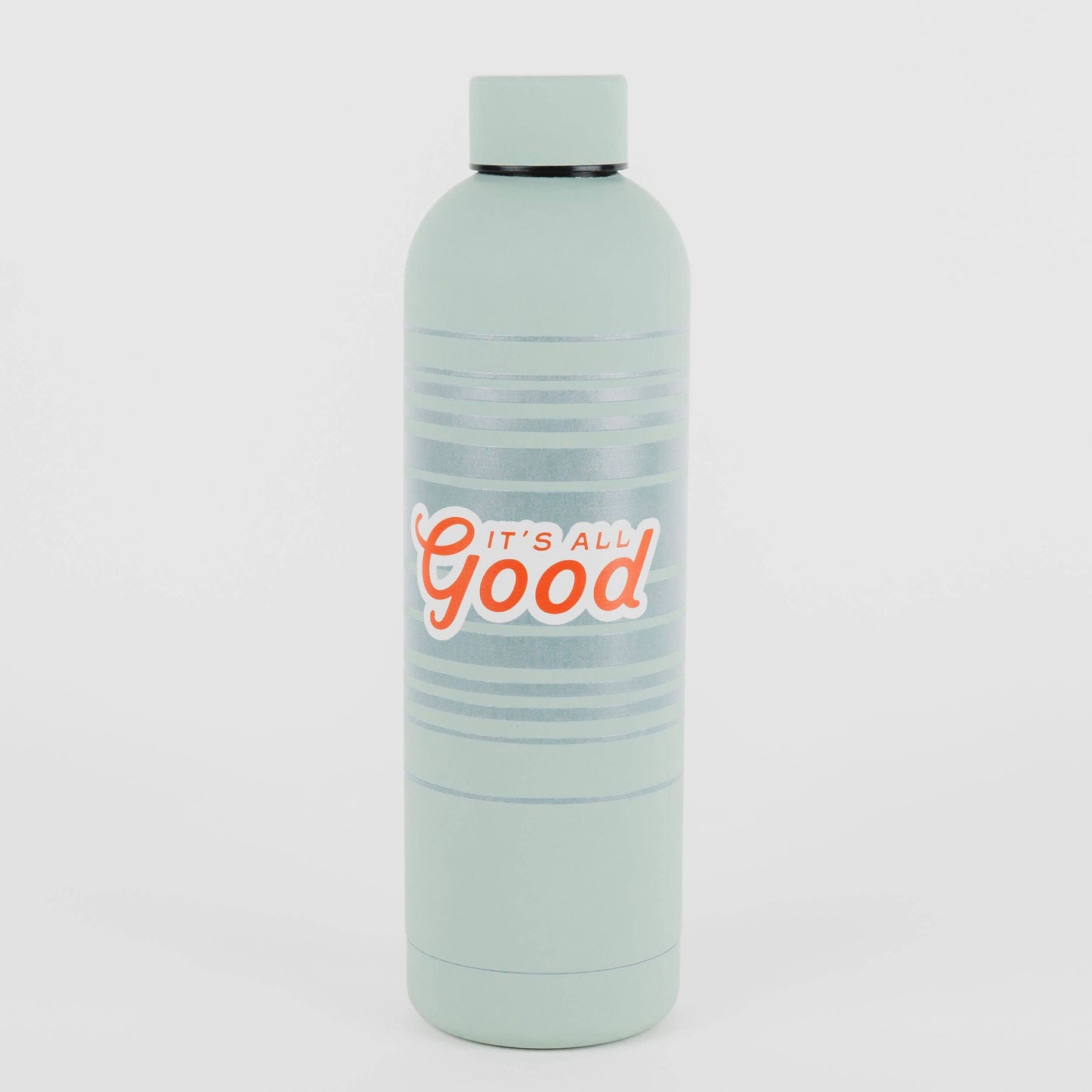 It's All Good Water Bottle - Retro Stripe (24oz)