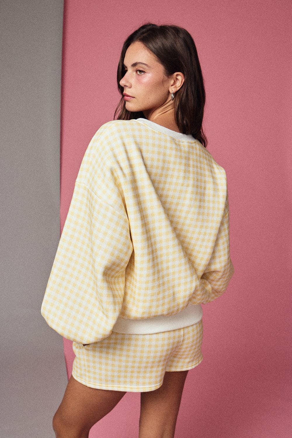 Gingham Lounge Set