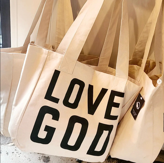 Love God | Love Others Tote Bags