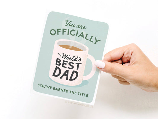 World's Greatest Dad Greeting Card