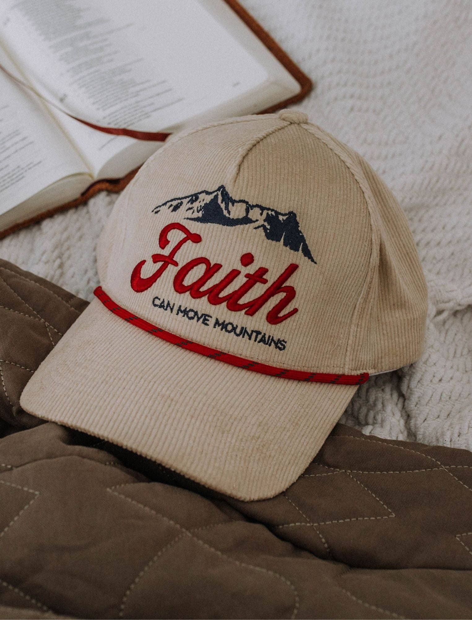 Faith Can Move Mountains Hat - Purpose + Passion Boutique