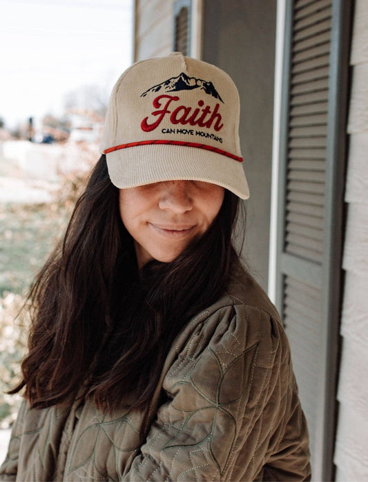 Faith Can Move Mountains Hat - Purpose + Passion Boutique