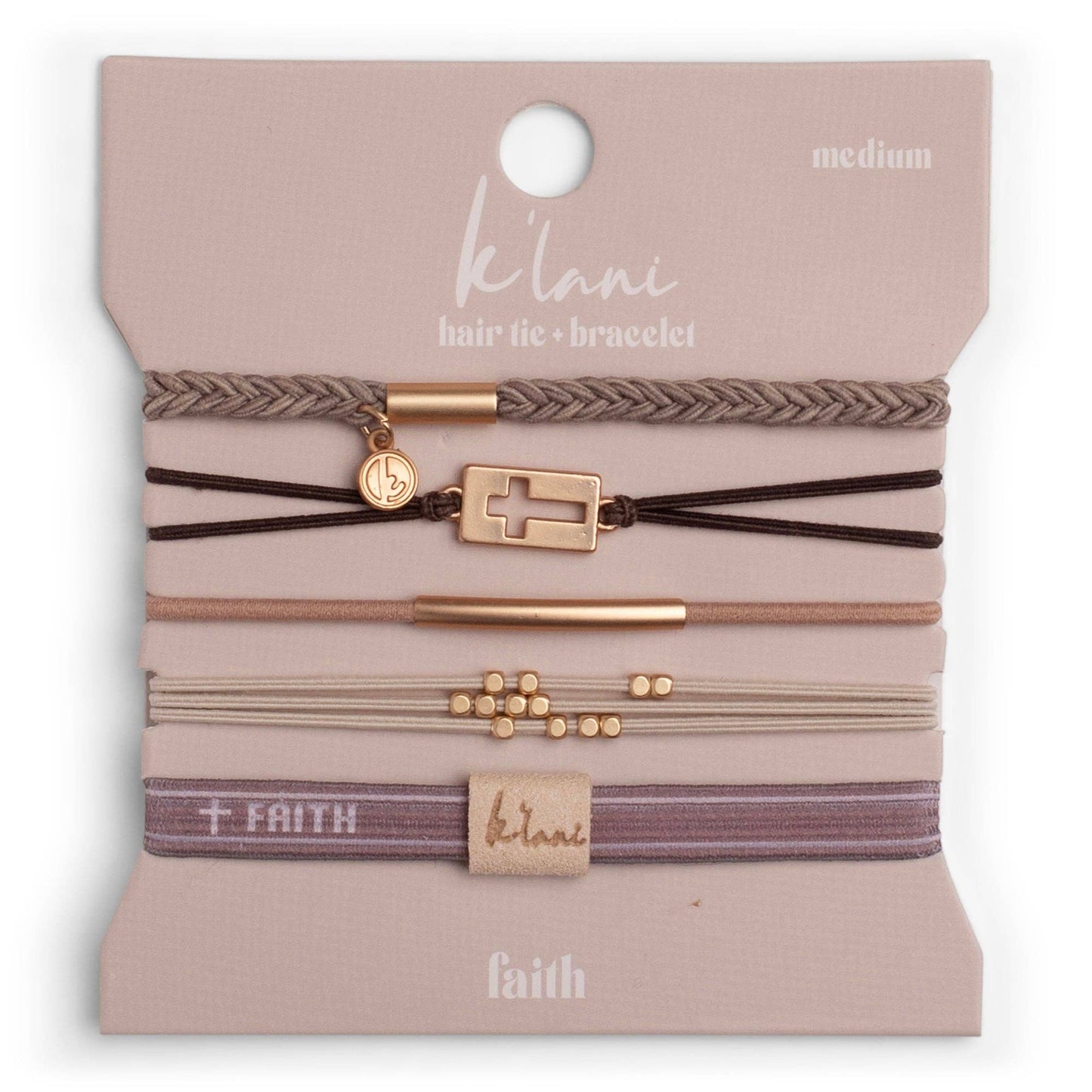 Faith Hair Tie Bracelets - Purpose + Passion Boutique