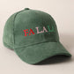 FALALA Colorful Embroidery Corduroy Cap - Purpose + Passion Boutique