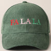 FALALA Colorful Embroidery Corduroy Cap - Purpose + Passion Boutique