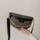 Fall Print Chain Strip Bum Bag - Purpose + Passion Boutique