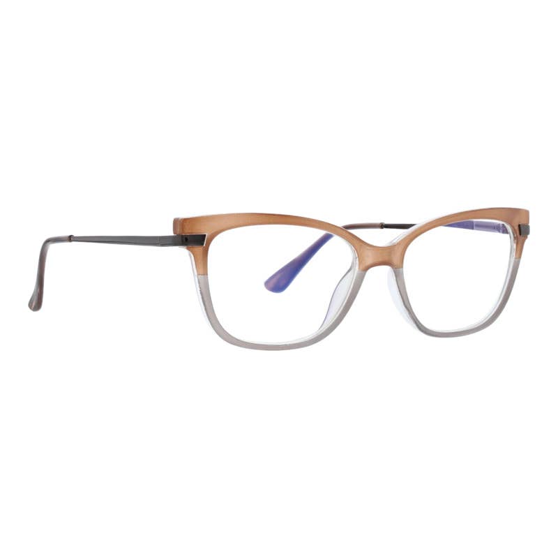 Fanny Taupe Blue Light Readers (1.50) - Purpose + Passion Boutique