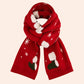 Faux Cashmere Knit Christmas Scarf - Purpose + Passion Boutique