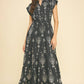 Black Tiered Maxi Dress