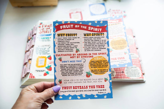 Fruit of the Spirit Helpful Sheet