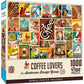 Coffee Lovers Vintage Posters 1000 Piece Jigsaw Puzzle